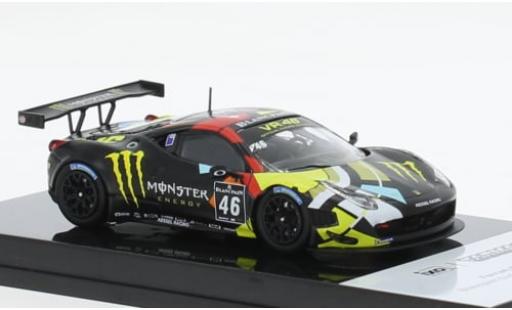 Diecast model cars Ferrari 458 Italia GT3 No.46 Monster Blancpain Endurance Series Monza 2012 1/64 Tarmac Works