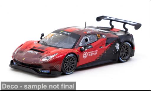 Diecast model cars Ferrari 488 GT3 Macau GT Cup 2022 #51 1/64 Tarmac Works