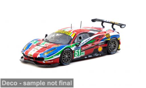 Diecast model cars Ferrari 488 GTE 24h Le Mans 2016 #51 1/64 Tarmac Works
