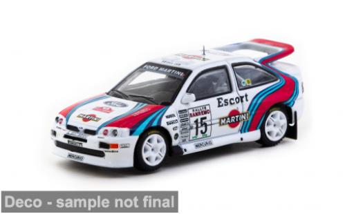 Diecast model cars Ford Escort WRC RS Cosworth Rally San Remo 1994 #15 1/64 Tarmac Works