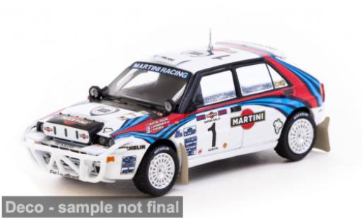 Diecast model cars Lancia Delta HF Integrale Safari Rally 1992 Martini Racing #1 1/64 Tarmac Works