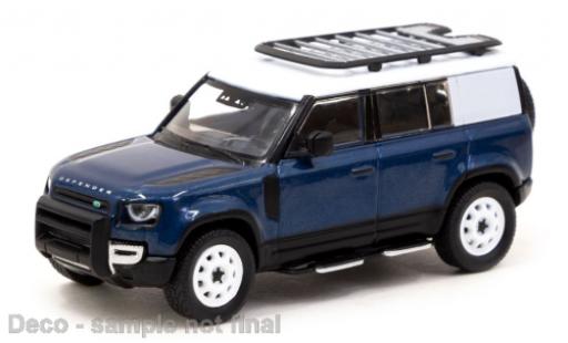 Diecast model cars Land Rover Defender 110 blue 1/64 Tarmac Works