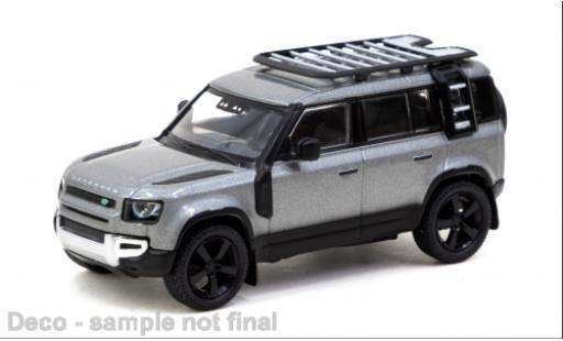 Diecast model cars Land Rover Defender 110 grey 1/64 Tarmac Works