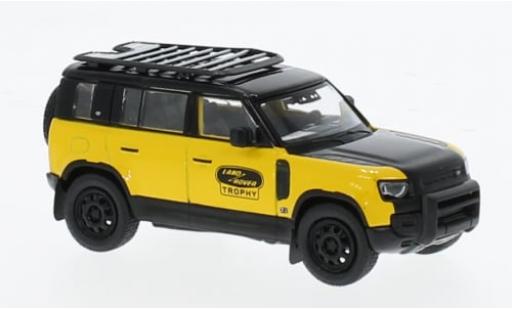 Diecast model cars Land Rover Defender 110 Trophy Edition yellow 1/64 Tarmac Works