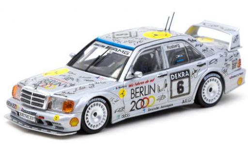 Diecast model cars Mercedes 190 DTM E 2.5-16 Evolution II No.6 AMG Motorenbau GmbH Berlin 2000 1992 K.Rosberg 1/64 Tarmac Works