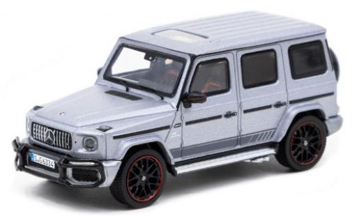 Diecast model cars Mercedes Classe G AMG G 63 (W463) matt-grey/Dekor 1/64 Tarmac Works