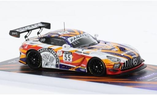 Diecast model cars Mercedes AMG GT GT3 3 No.55 GruppeM Racing 24h Spa 2022 1/64 Tarmac Works