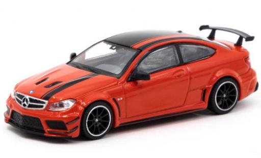 Diecast model cars Mercedes C AMG 63 Coupe Black Series (C205) red/black 1/64 Tarmac Works