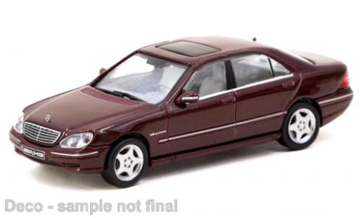Diecast model cars Mercedes Classe S AMG S55 metallise red 1/64 Tarmac Works