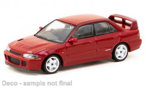 Diecast model cars Mitsubishi Lancer Evolution II GSR red 1/64 Tarmac Works