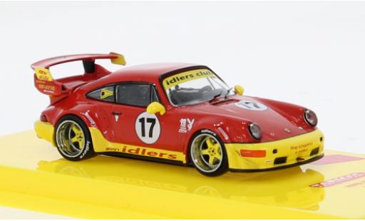 Diecast model cars Porsche 911 RWB red/yellow 1/64 Tarmac Works