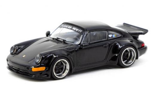 Diecast model cars Porsche 911 RWB black 1/64 Tarmac Works