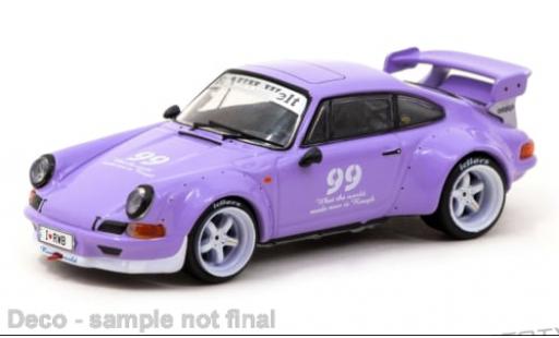 Diecast model cars Porsche 911 RWB Backdate purple 1/64 Tarmac Works