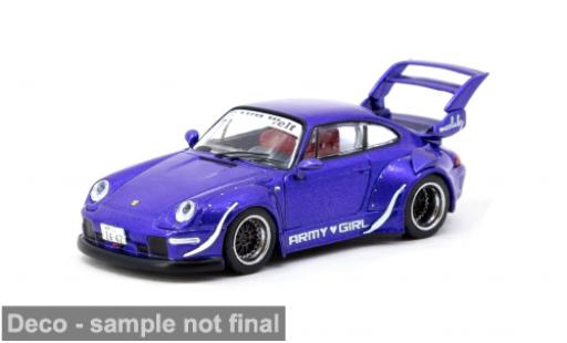 Diecast model cars Porsche 911 RWB Army Girl 1/64 Tarmac Works