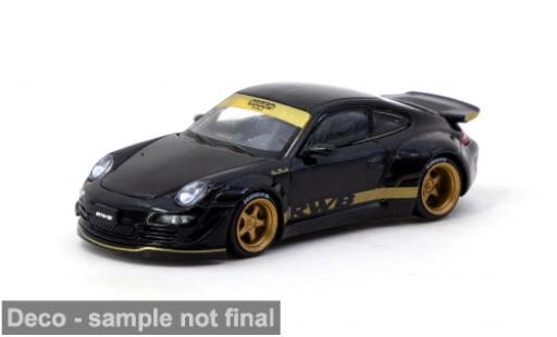 Diecast model cars Porsche 911 RWB black 1/64 Tarmac Works