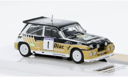 Diecast model cars Renault 5 Maxi Turbo No.1 Diac Rally du Var 1986 1/64 Tarmac Works