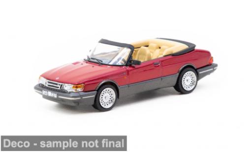 Diecast model cars Saab 900 Turbo Cabriolet Convertible red 1/64 Tarmac Works