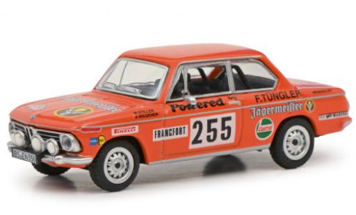 Diecast model cars Bmw 2002 rallye No.255 J&Atilde;&curren;germeister Rally Monte Carlo 1973 W.Stiller/A.Wagener 1/64 Schuco