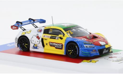 Diecast model cars Audi R8 gt LMS GT3 EVO II No.72 Uno Racing Hello Kitty Macau Cup 2022 1/64 Tarmac Works