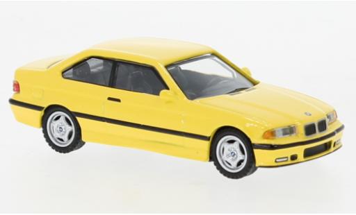 Diecast model cars Bmw M3 coupe (E36) yellow AEG 1/64 Tarmac Works