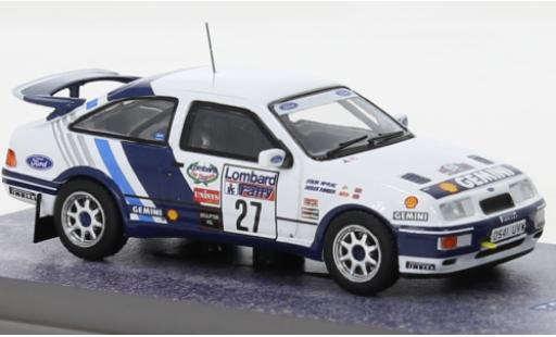 Diecast model cars Ford Sierra Cosworth RS No.27 Rally WM RAC Rally 1989 1/64 Tarmac Works