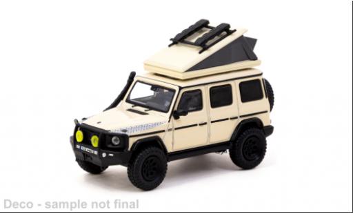Diecast model cars Mercedes Classe G AMG G63 Camping beige 1/64 Tarmac Works