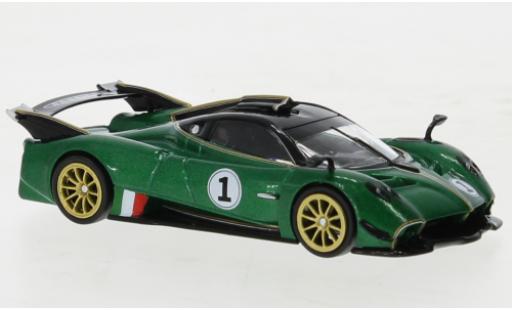 Diecast model cars Pagani Huayra R green 1/64 Tarmac Works