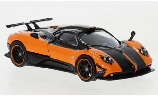 Diecast model cars Pagani Zonda Cinque orange/black 1/64 Tarmac Works