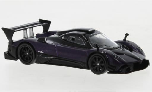Diecast model cars Pagani Zonda R purple 1/64 Tarmac Works