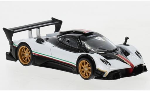 Diecast model cars Pagani Zonda R metallise white 1/64 Tarmac Works