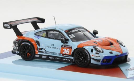 Diecast model cars Porsche 911 GT3 R (991) No.36 Gulf 12h Coppa Florio Sizilien 2020 1/64 Tarmac Works