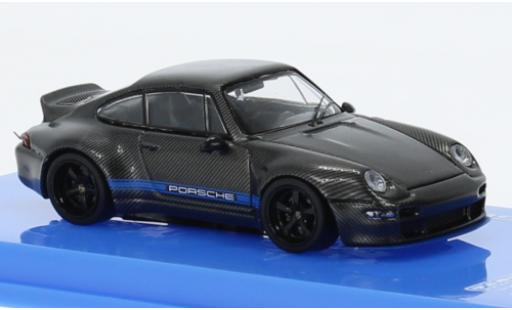 Diecast model cars Porsche 911 Base Gunther Works black 1/64 Tarmac Works