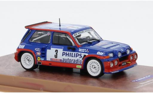 Diecast model cars Renault 5 Maxi Turbo No.3 Rally WM Tour de Corse 198 1/64 Tarmac Works