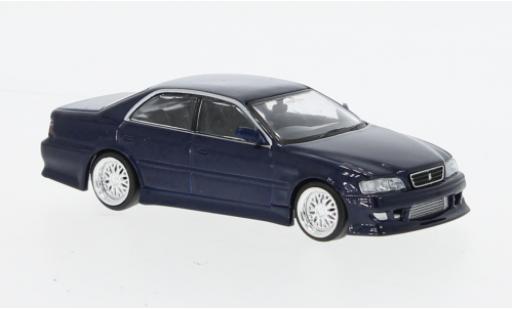 Diecast model cars Toyota Chaser JZX100 Vertex blue fonc&Atilde;&copy; RHD 1/64 Tarmac Works