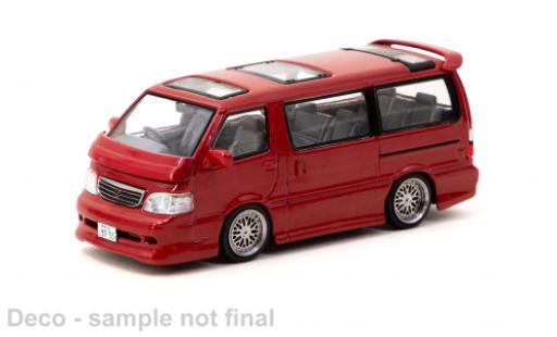 Diecast model cars Toyota Hiace Waggon Douane red 1/64 Tarmac Works