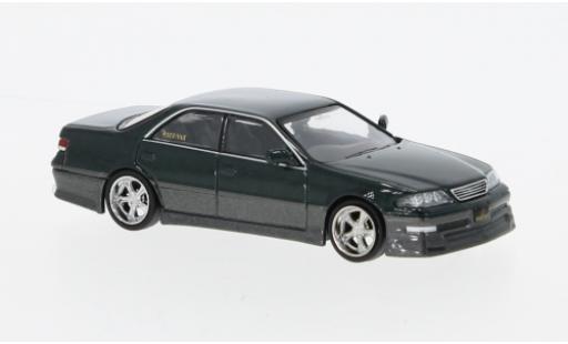 Diecast model cars Toyota Mark JZX100 Vertex II metallise green fonc&Atilde;&copy; 1/64 Tarmac Works