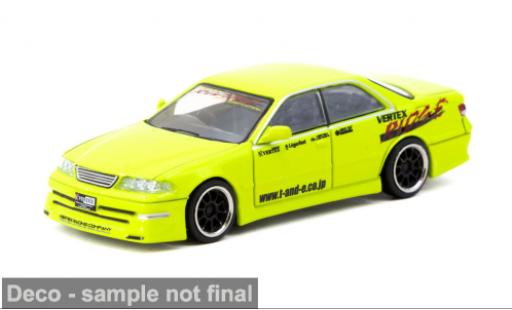 Diecast model cars Toyota Mark JZX100 II green 1/64 Tarmac Works