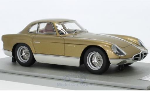 Diecast model cars Alfa Romeo 2000 sportiva Bertone metallic beige/beige RHD 1954 1/18 Tecnomodel