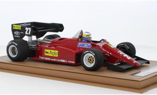 Diecast model cars Ferrari 126 C4 -M2 No.27 formula 1 GP Europa 1984 1/18 Tecnomodel