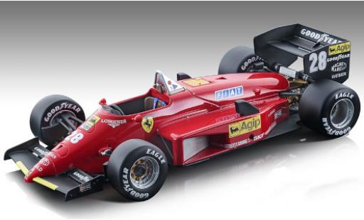 Diecast model cars Ferrari 156 156/85 -85 No.28 Scuderia formula 1 GP N&Atilde;&frac14;rburgring 1985 y compris les Decals S.Johansson 1/18 Tecnomodel