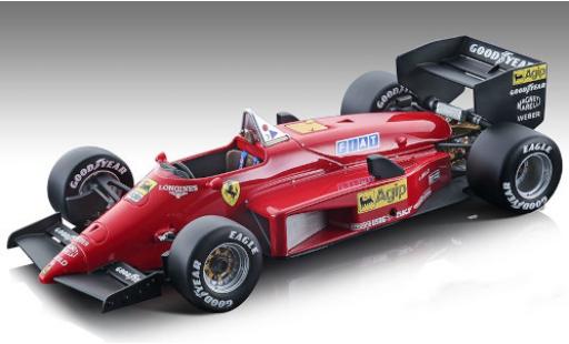 Diecast model cars Ferrari 156 156/85 -85 Scuderia formula 1 1985 Pressefahrzeug y compris les Decals M.Alboreto 1/18 Tecnomodel