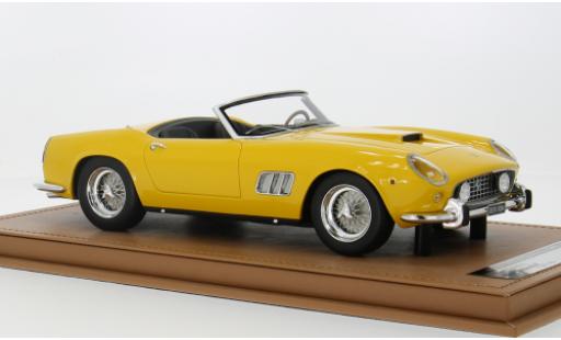 Diecast model cars Ferrari 250 GT California Spyder yellow 1960 1/18 Tecnomodel