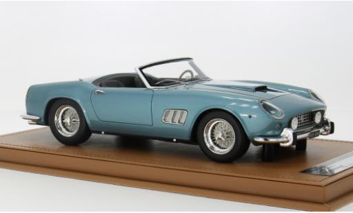 Diecast model cars Ferrari 250 GT California Spyder metallise blue 1960 1/18 Tecnomodel