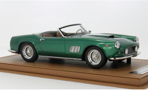 Diecast model cars Ferrari 250 GT California Spyder metallise green 1960 1/18 Tecnomodel