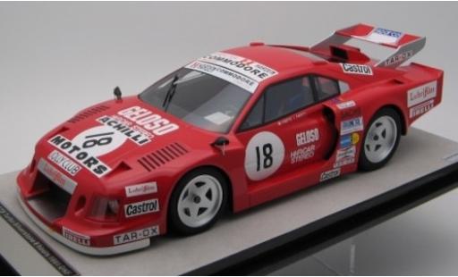 Diecast model cars Ferrari 308 GTB Turbo No.18 Team Jolly Club 6h Silverstone 1981 C.Facetti/M.Finotto 1/18 Tecnomodel