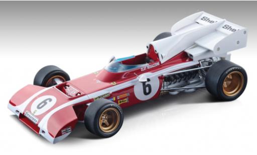 Diecast model cars Ferrari 312 B2 No.6 formula 1 GP S&Atilde;&frac14;dafrika 1972 C.Regazzoni 1/18 Tecnomodel