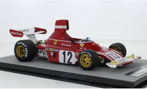Diecast model cars Ferrari 312 B3 No.12 Scuderia formula 1 GP Spanien 1974 N.Lauda 1/18 Tecnomodel