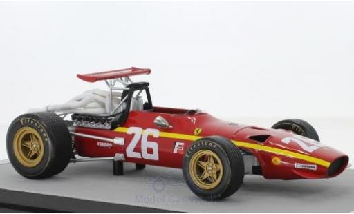 Diecast model cars Ferrari 312 F1/68 No.26 Scuderia formula 1 GP Frankreich 1968 J.Ickx 1/18 Tecnomodel