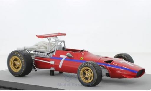 Diecast model cars Ferrari 312 F1/68 No.7 Scuderia formula 1 Watkins Glen 1968 D.Bell 1/18 Tecnomodel
