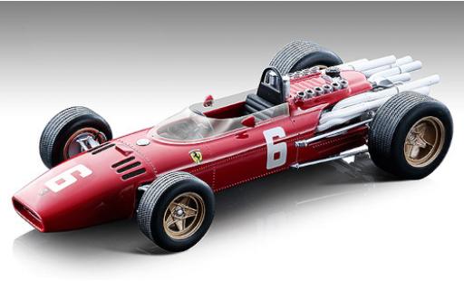 Diecast model cars Ferrari 312 F1 No.6 Scuderia formula 1 GP Monza 1966 L.Scarfiotti 1/18 Tecnomodel